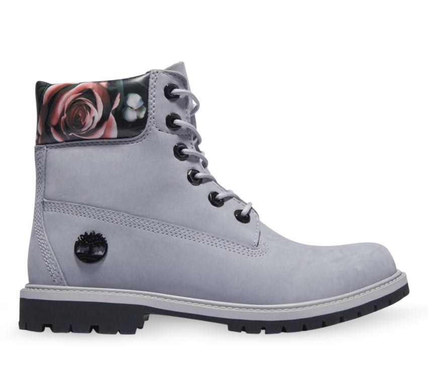 low grey timberland boots