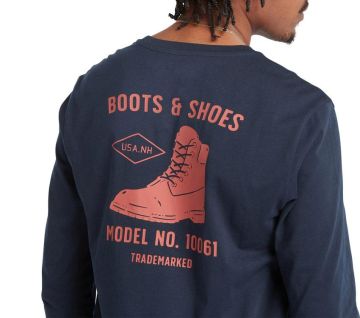 Long Sleeve Icon Boot Graphic Tee